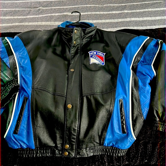 COPY - COPY - Original STARTER  MENS LEATHER JACKET - Picture 1 of 3